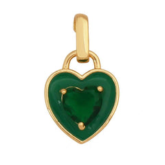 Gem Heart Charm