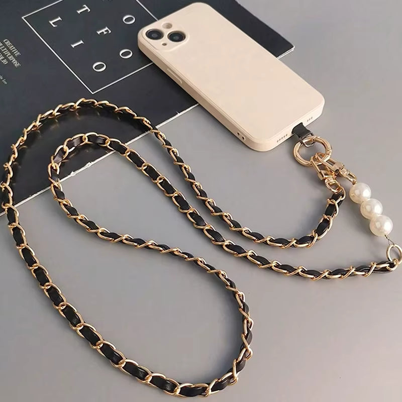 Pearl Crossbody Phone Strap
