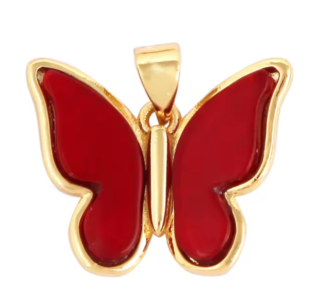 Enamel Butterfly Charm