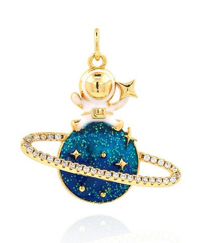 Celestial Planet charm