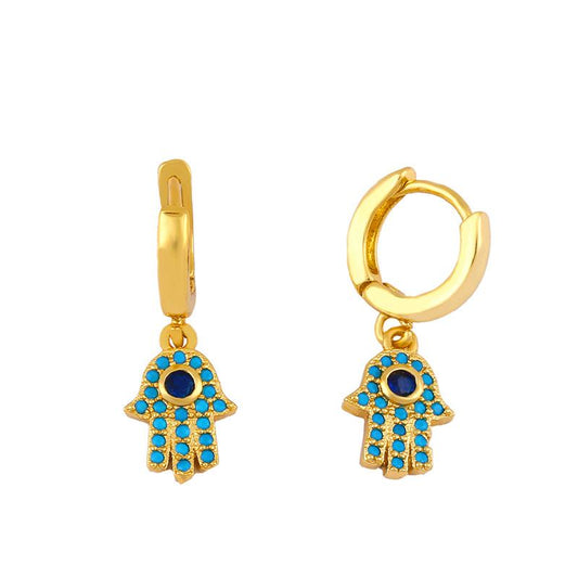 Hamsa Hand Earrings