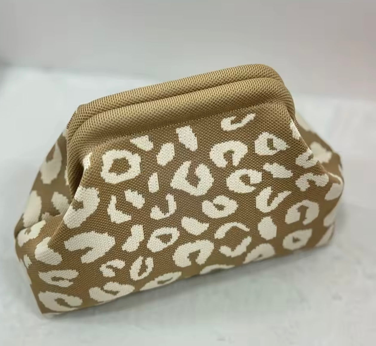 Leopard Print Clutch Bag