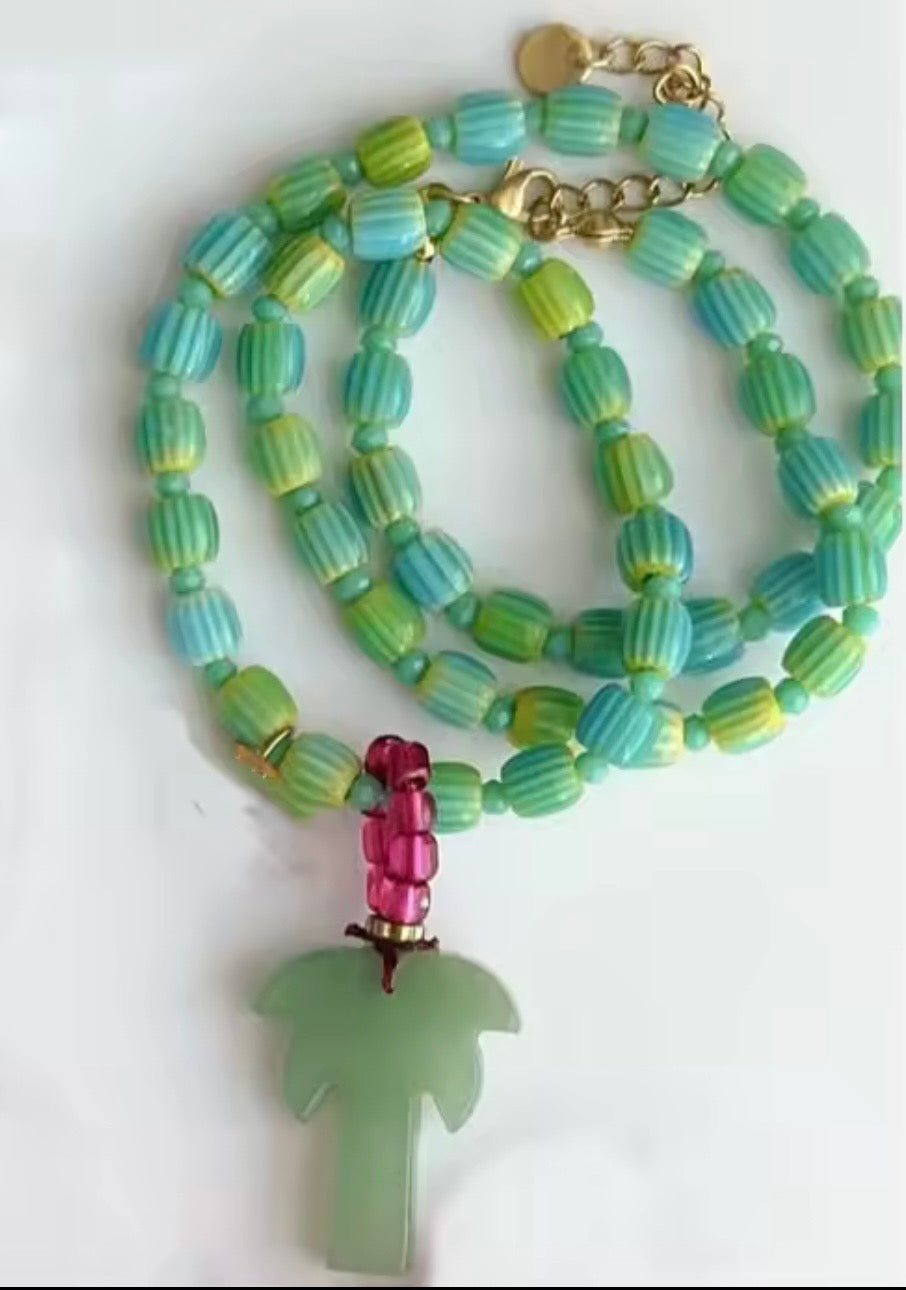 Palm Tree Necklace