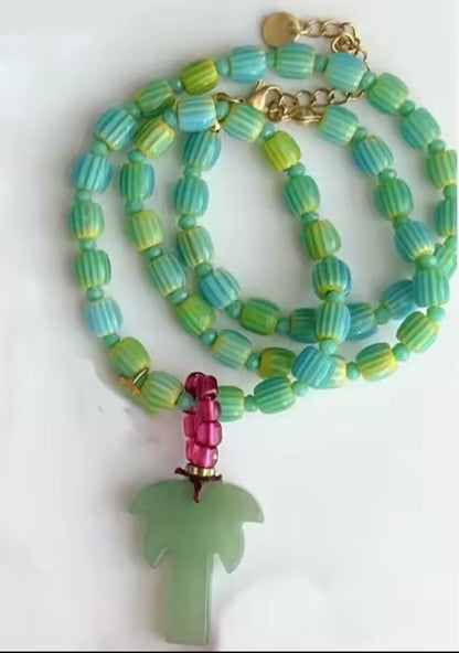 Palm Tree Necklace