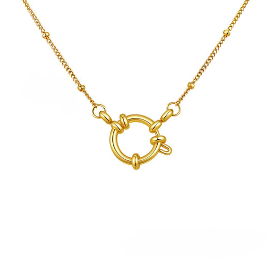 Minimal Charm Holder Necklace