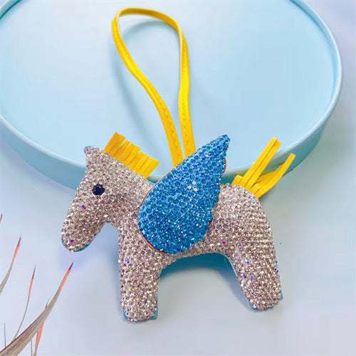 Pegasus Bling Bag Charm