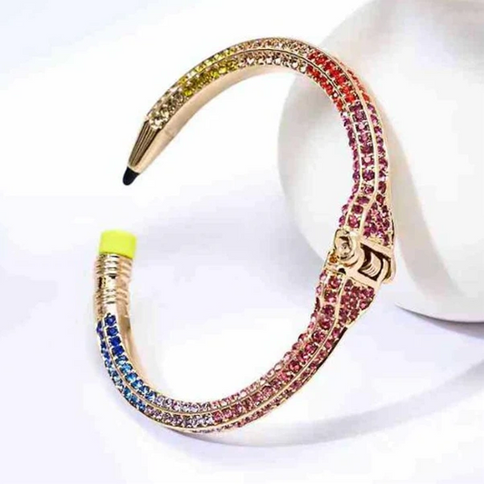 Colourful Pencil Bangle Bracelet