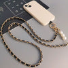 Pearl crossbody phone chain